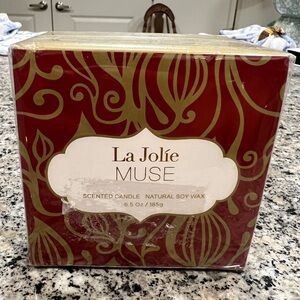 New La Jolie Muse Cinnamon Pumpkin  Soy Scented Candle